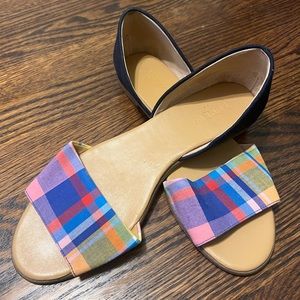 J Crew Madras Flats